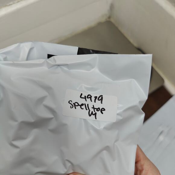 Spell & The Gypsy Etienne Wrap Top Women Medium Monaco Blue Paisley Bell Sleeves - Picture 9 of 9